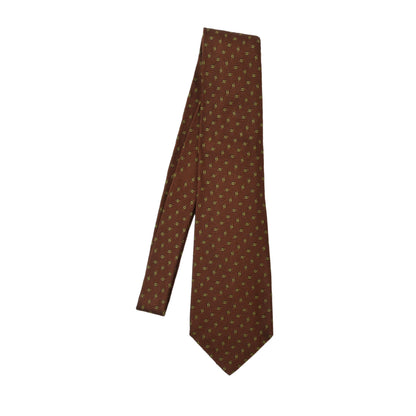 Kiton Napoli Silk Tie ca. 151cm/10cm - Brown