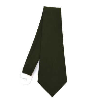 NOS Craigmill Krawatte 100% Schurwolle Made in Scotland – Moosgrün
