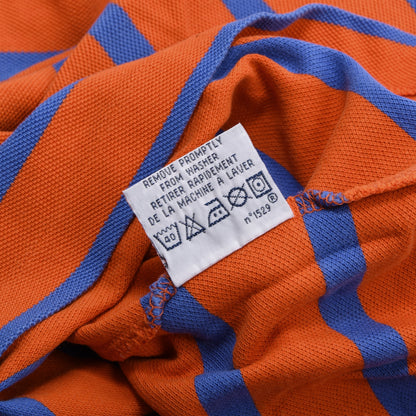 Polo Ralph Lauren 2x Polo Shirts Size M ca. 54.5cm - Blue/Orange Stripes