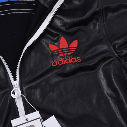 Adidas Chile 62 Shiny Trainingsjacke, Größe S (ca. 50,5 cm) – Schwarz