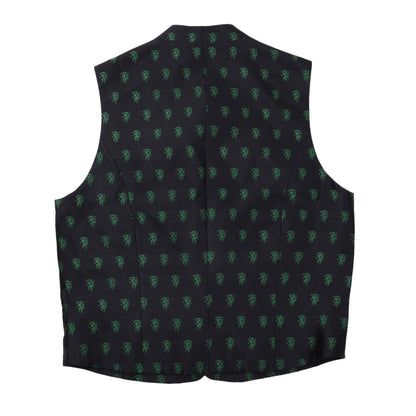 Echt Steirisch 100% Silk Vest/Trachtengilet Size 52 ca. 56.3cm - Styrian Panther