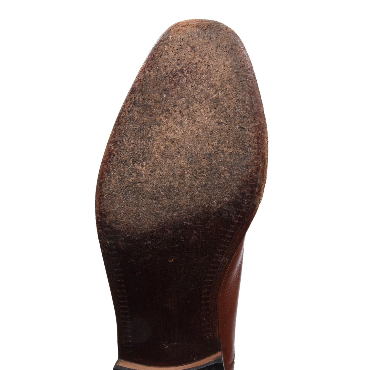 Vintage Bally Schuhe aus Straußenleder, Größe 9 1/2 – Rostbraun