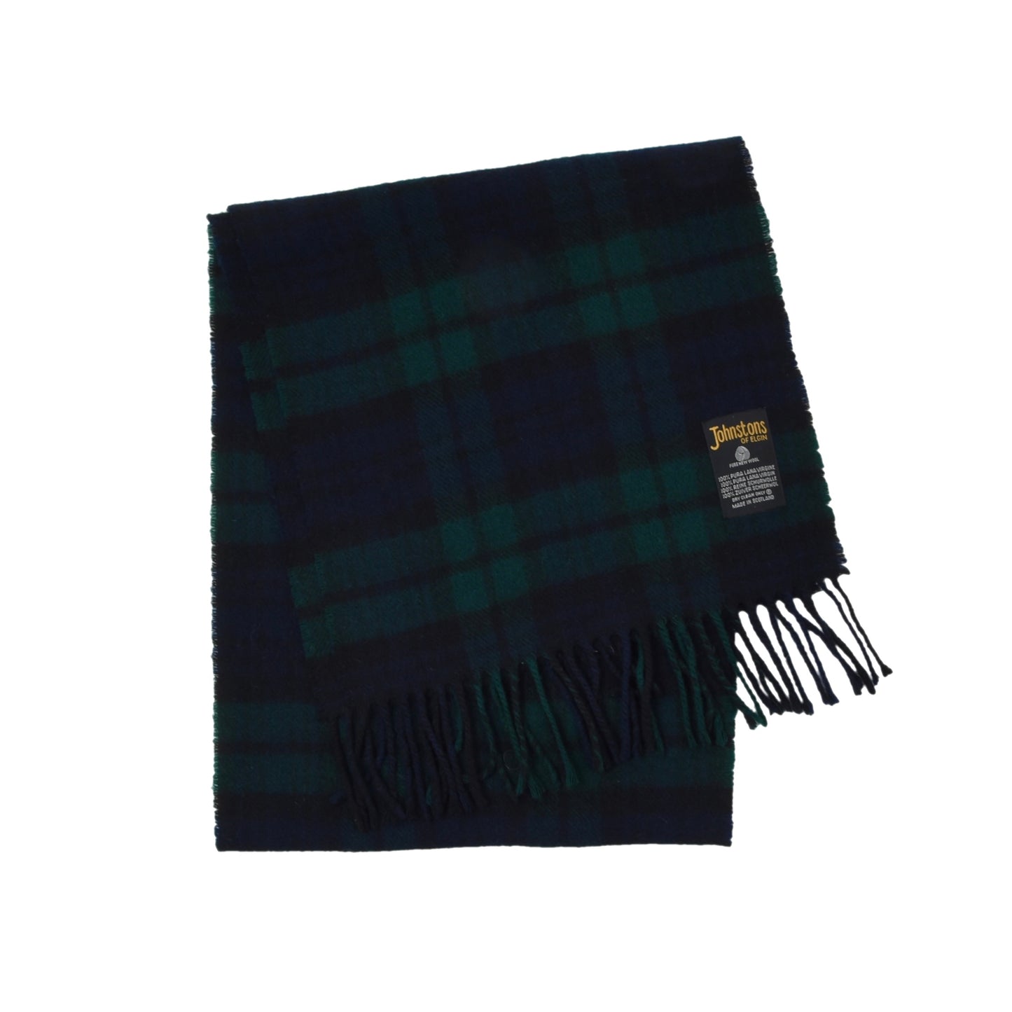 Johnstons of Elgin Wool Scarf ca. 136cm - Blackwatch