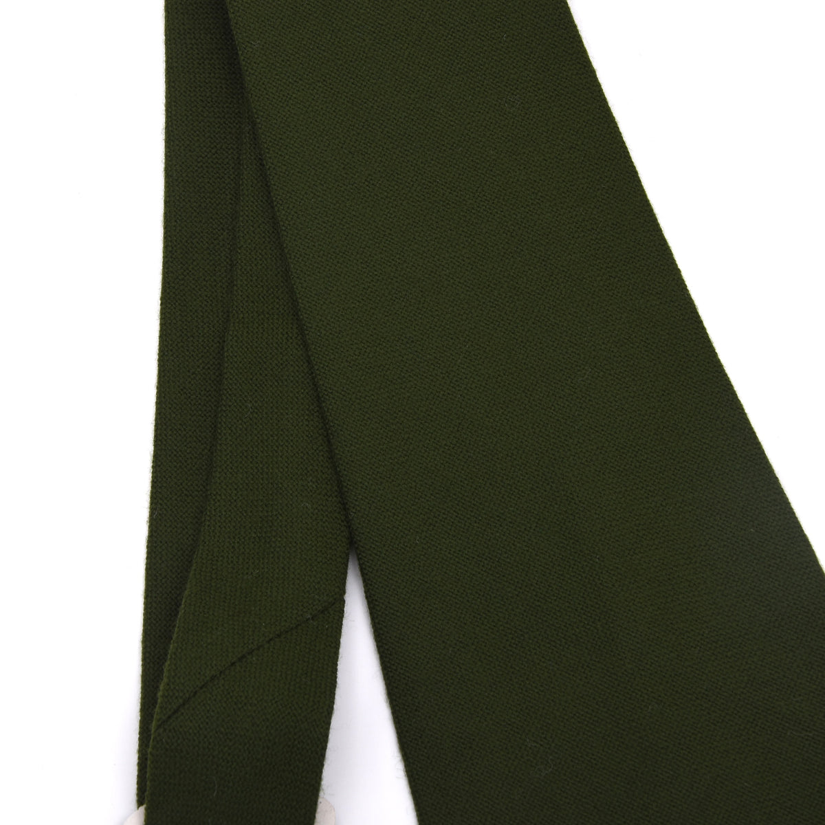 NOS Craigmill Krawatte 100% Schurwolle Made in Scotland – Moosgrün