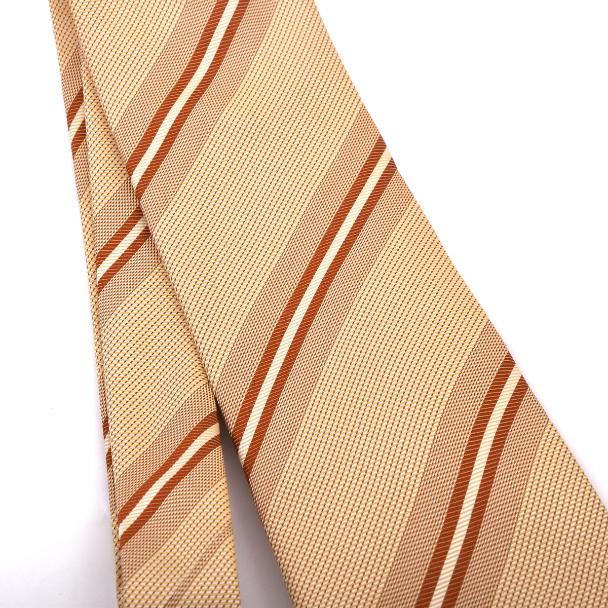 Ermenegildo Zegna Seide Krawatte Made in Italy – Orange-Gelb