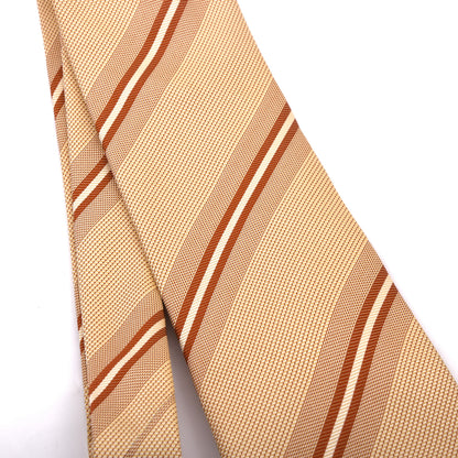 Ermenegildo Zegna Seide Krawatte Made in Italy – Orange-Gelb