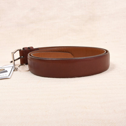 Trafalgar Calfskin Leather Belt Made in USA Size 36/90 - Brown