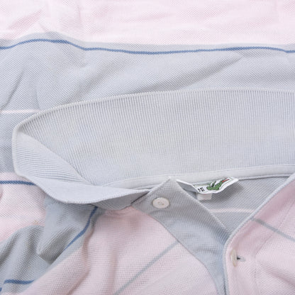 Vintage Lacoste 3x Poloshirts Made in France Größe 6 ca. 54-58cm - Navy/Grün/Streifen