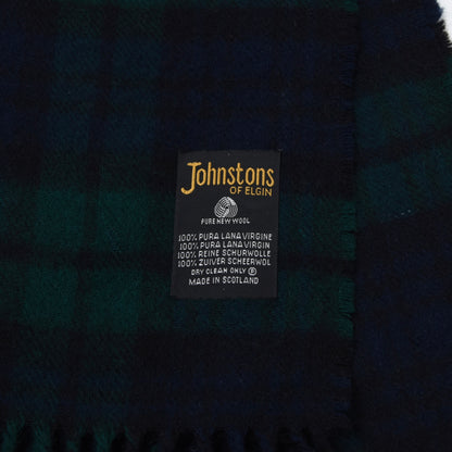 Johnstons of Elgin Wool Scarf ca. 136cm - Blackwatch