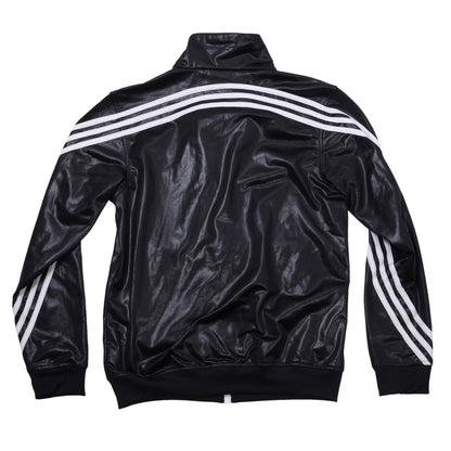 Adidas Chile 62 Shiny Trainingsjacke, Größe S (ca. 50,5 cm) – Schwarz