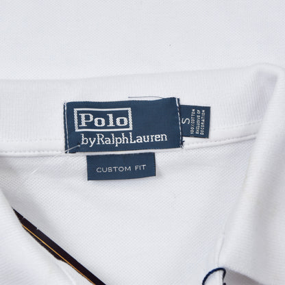 NWT Polo Ralph Lauren Long Sleeved Shirt Size S Custom Fit Chest 49.5cm - White