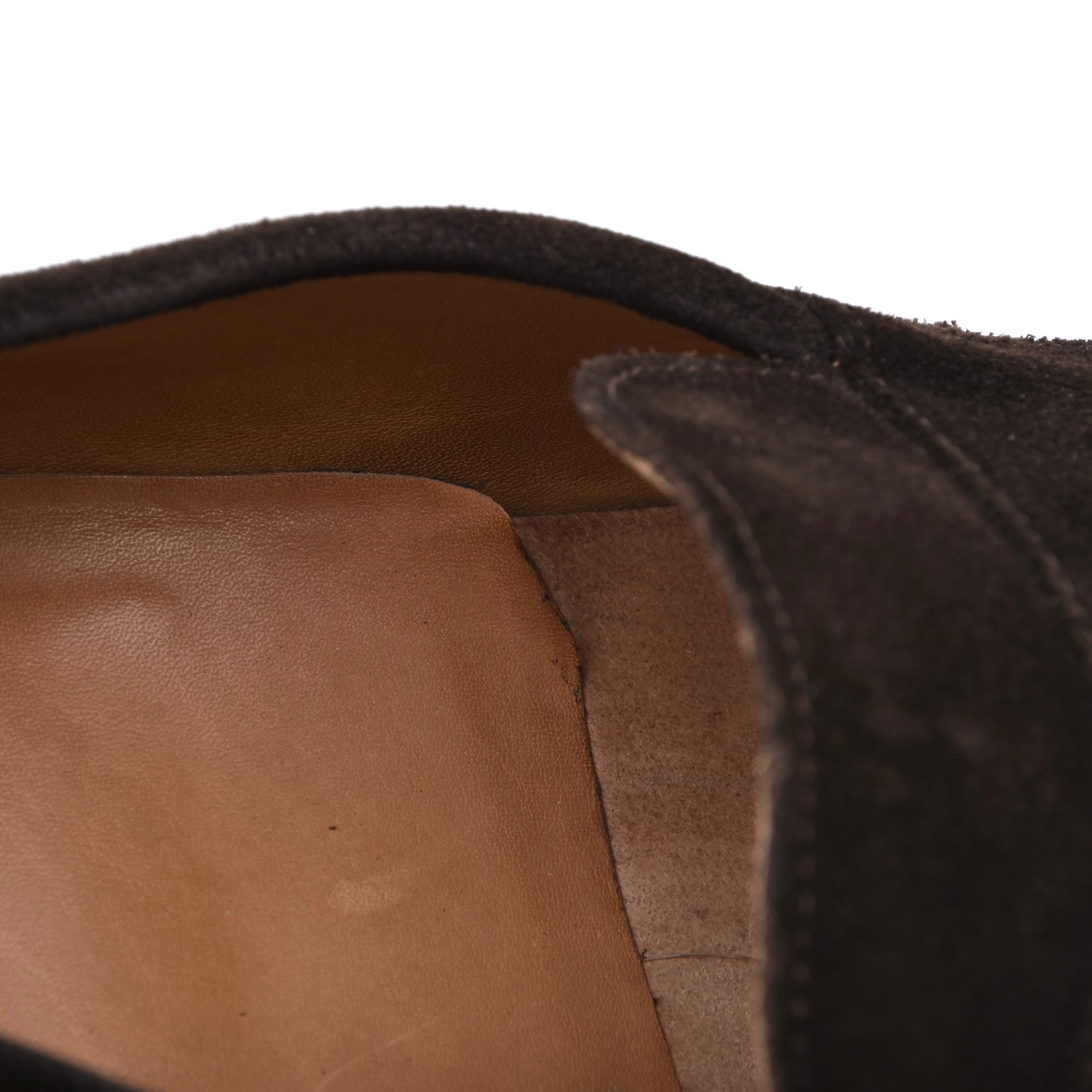 Meermin Wildleder-Slipper Größe 10E – Braun
