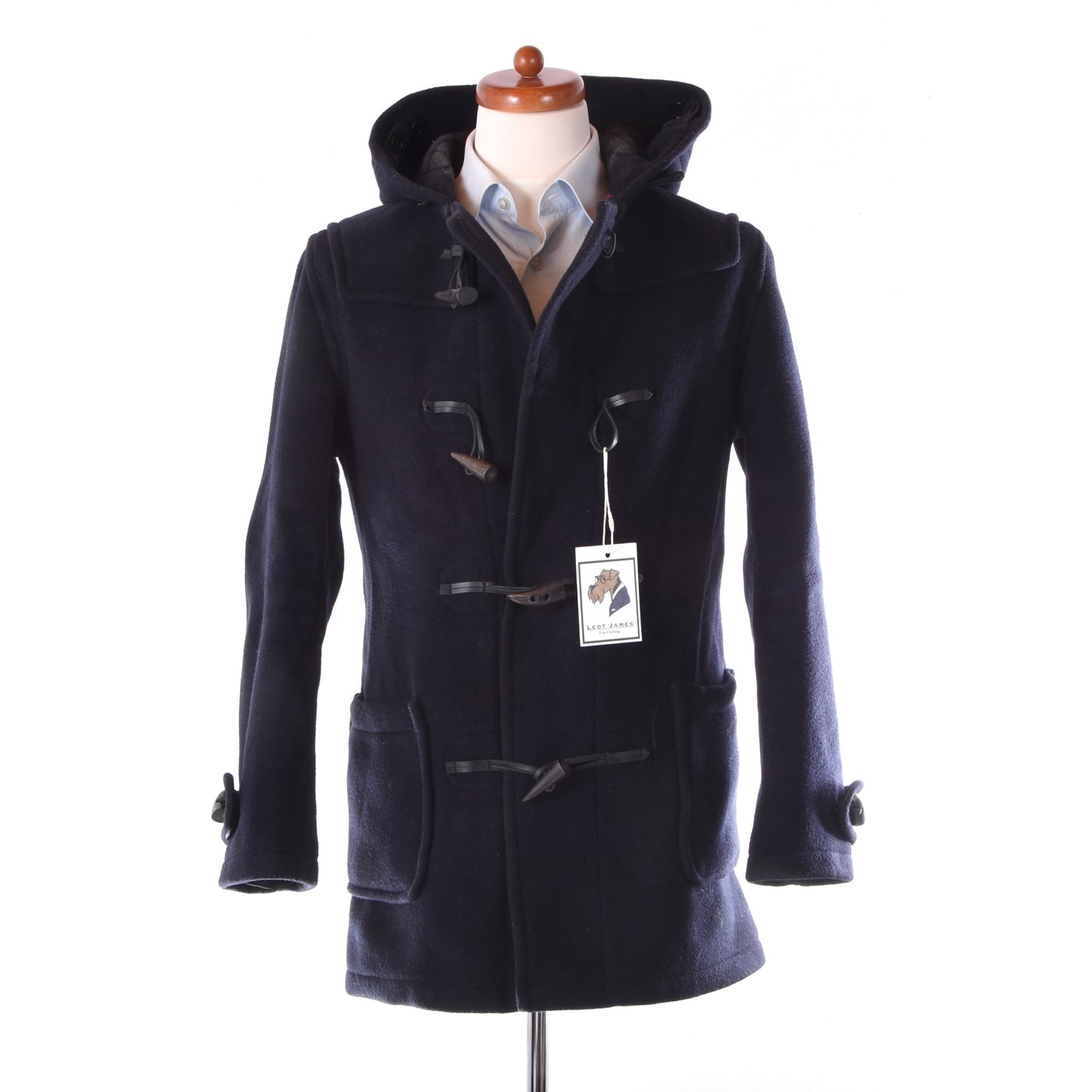 Gloverall Duffle Coat Size UK 36 EUR 46 ca. 52.5cm - Navy
