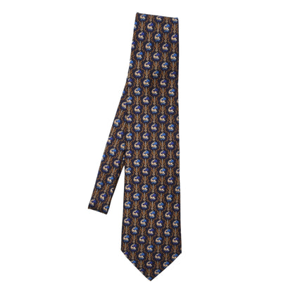 Balmain Vintage Silk Tie ca. 146cm/10cm - Knight's Helmets