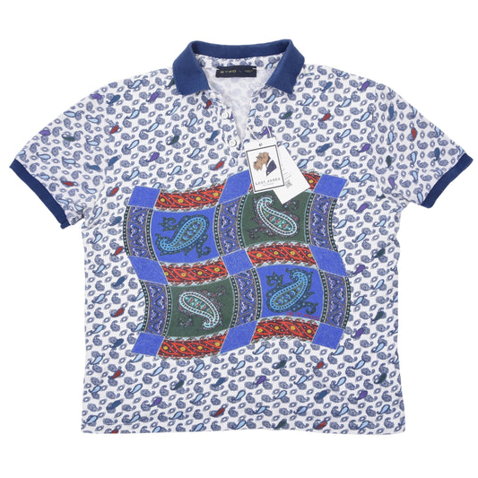 Etro Milano Poloshirt Größe L ca. 55cm - Paisley