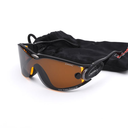 Alpina New Vario Swing M 8430 Shield Cycling Sunglasses - Black