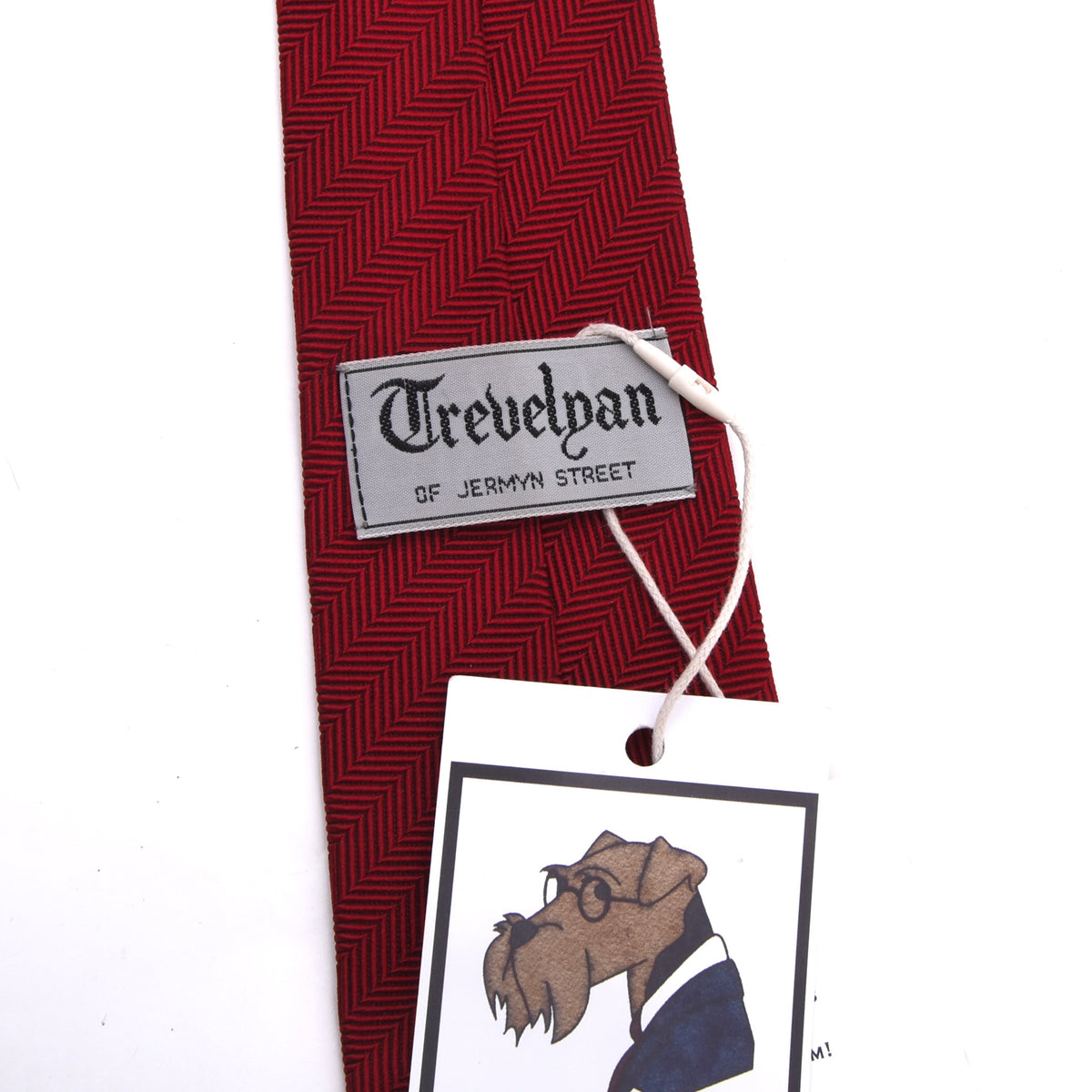 Trevelyan of Jermyn Street Seide Krawatte Made in England - Rot