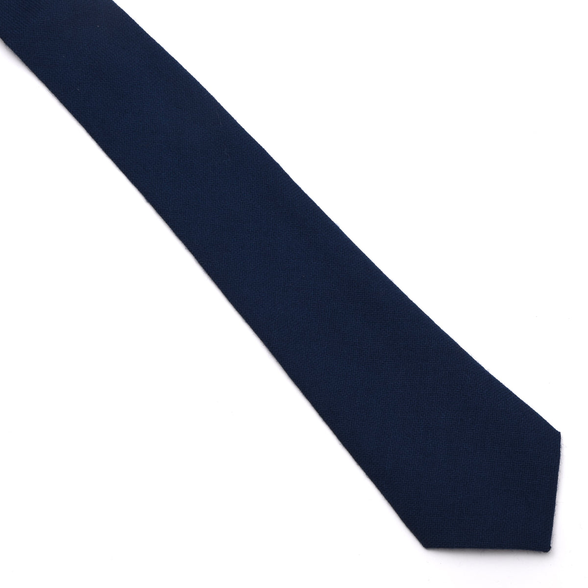 NOS Craigmill Krawatte 100% Schurwolle Made in Scotland – Dunkelblau
