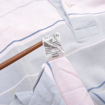 Vintage Lacoste 3x Poloshirts Made in France Größe 6 ca. 54-58cm - Navy/Grün/Streifen