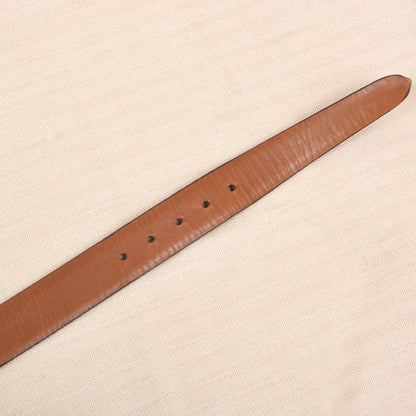 Trafalgar Calfskin Leather Belt Made in USA Size 36/90 - Brown