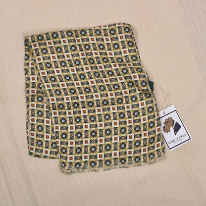 Prochownick 100% Seidenschal Kleid ca. 116 cm - Geometrisch