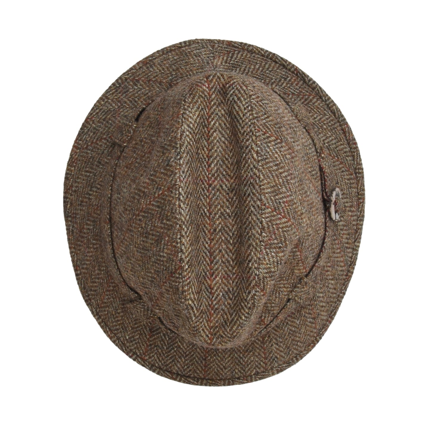 Lock & Co. Rollable Grouse Harris Tweed Fedora Gr. 59 Krempe ca. 5 cm