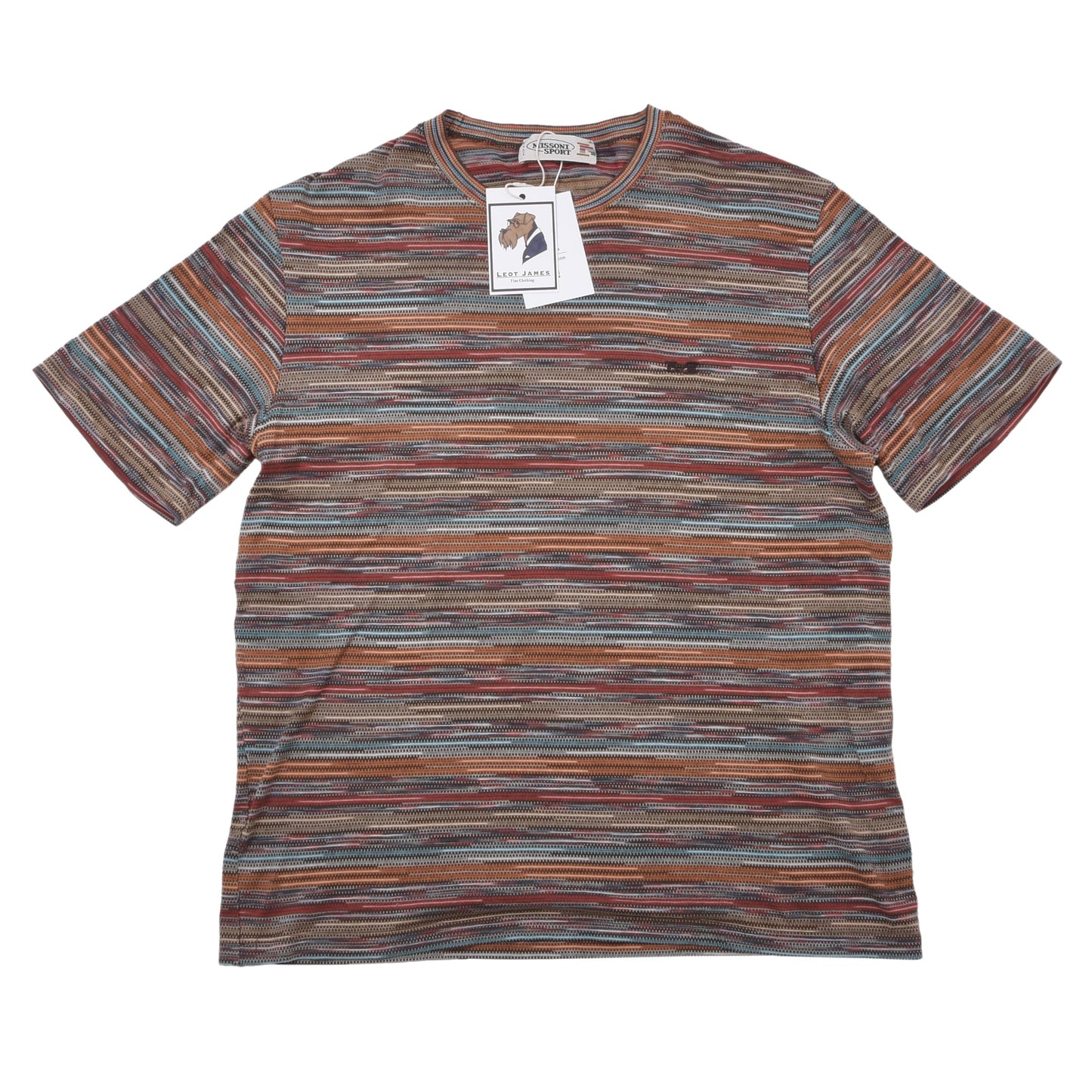 Missoni Sport T-Shirt Size M ca. 53.5cm - Stripes