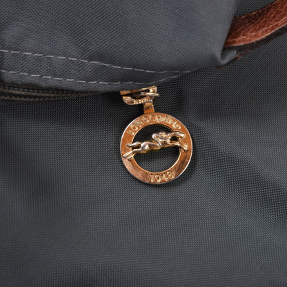 Longchamp Paris Le Pliage Type S Bag ca. 32cm Made in France - Grey