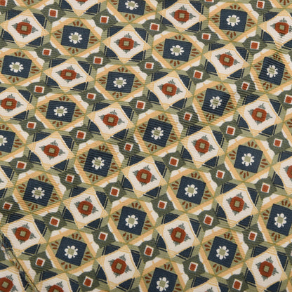 Prochownick 100% Seidenschal Kleid ca. 116 cm - Geometrisch