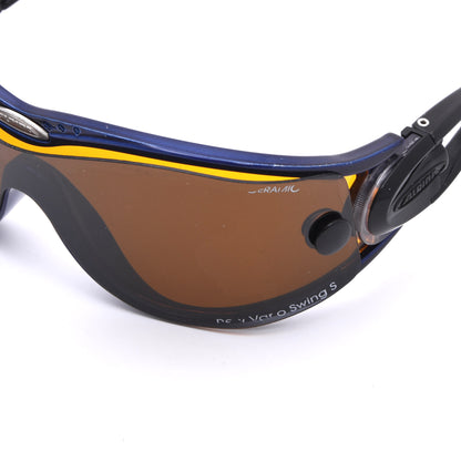 Alpina New Vario Swing S 8380 Shield Cycling Sunglasses - Blue