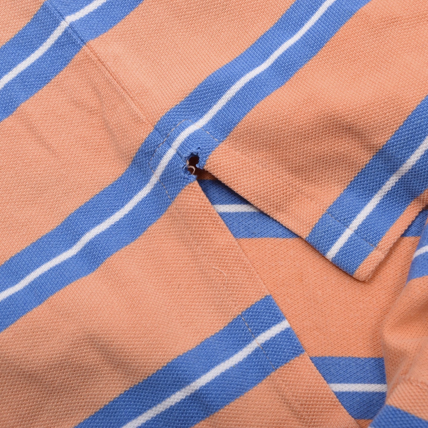 Polo Ralph Lauren 2x Polo Shirts Size M ca. 54.5cm - Blue/Orange Stripes
