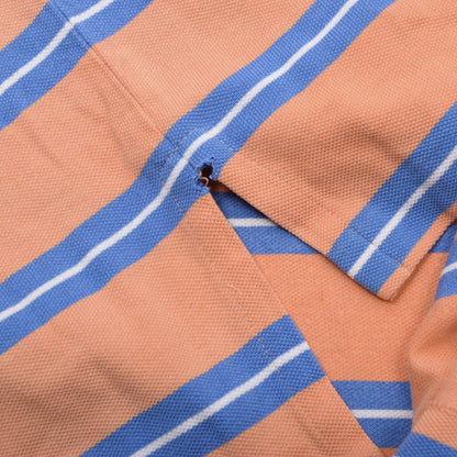 Polo Ralph Lauren 2x Polo Shirts Size M ca. 54.5cm - Blue/Orange Stripes