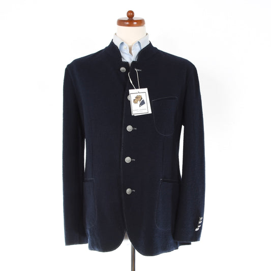 Boiled Wool Janker/Jacket Size 50- Navy Blue