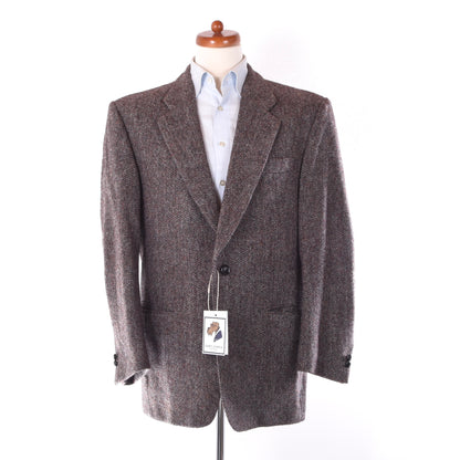 Aristokrat Harris Tweed Wool Jacket Size 26 ca. 58cm - Brown