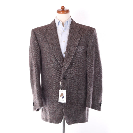 Aristokrat Harris Tweed Wolljacke Größe 26 ca. 58cm - Braun