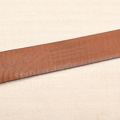 Trafalgar Calfskin Leather Belt Made in USA Size 36/90 - Brown