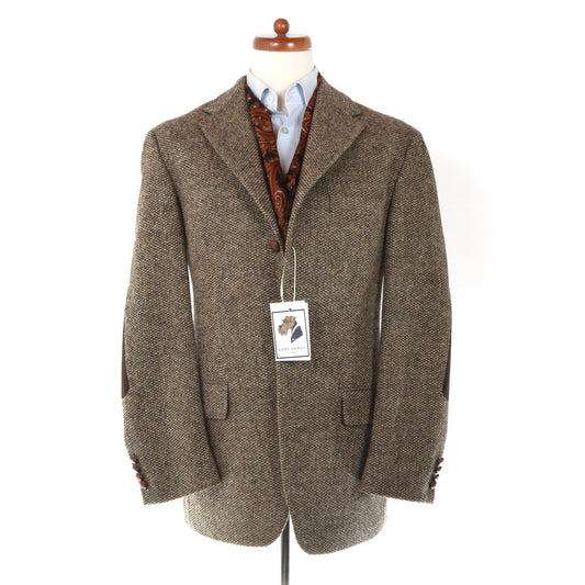 Mario Barutti Harris Tweed Jacket Size 50/R40 - Brown