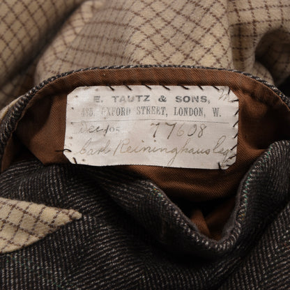 E. Tautz & Sons London 1905 Antike Tweed-Sport-/Reitjacke für Carl Reininghaus