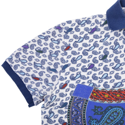 Etro Milano Poloshirt Größe L ca. 55cm - Paisley