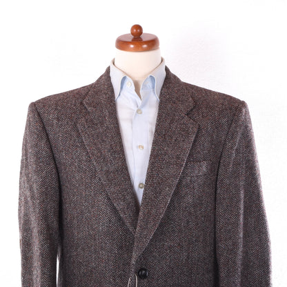 Aristokrat Harris Tweed Wool Jacket Size 26 ca. 58cm - Brown