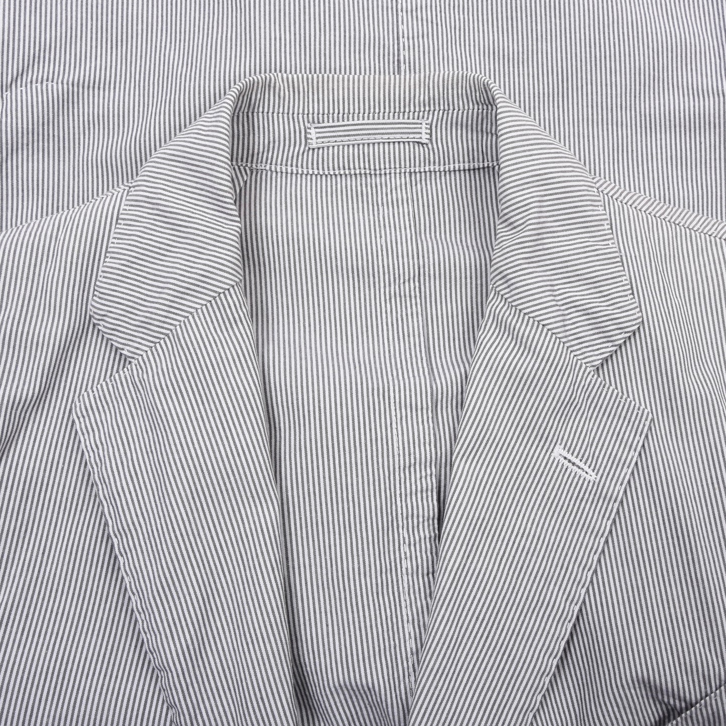 Lardini Baumwoll-Leinen Jacke Größe 48 Brust ca. 49cm - Gestreift