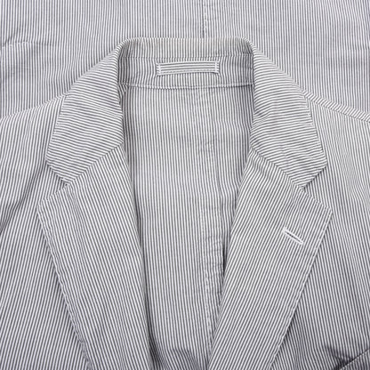 Lardini Baumwoll-Leinen Jacke Größe 48 Brust ca. 49cm - Gestreift