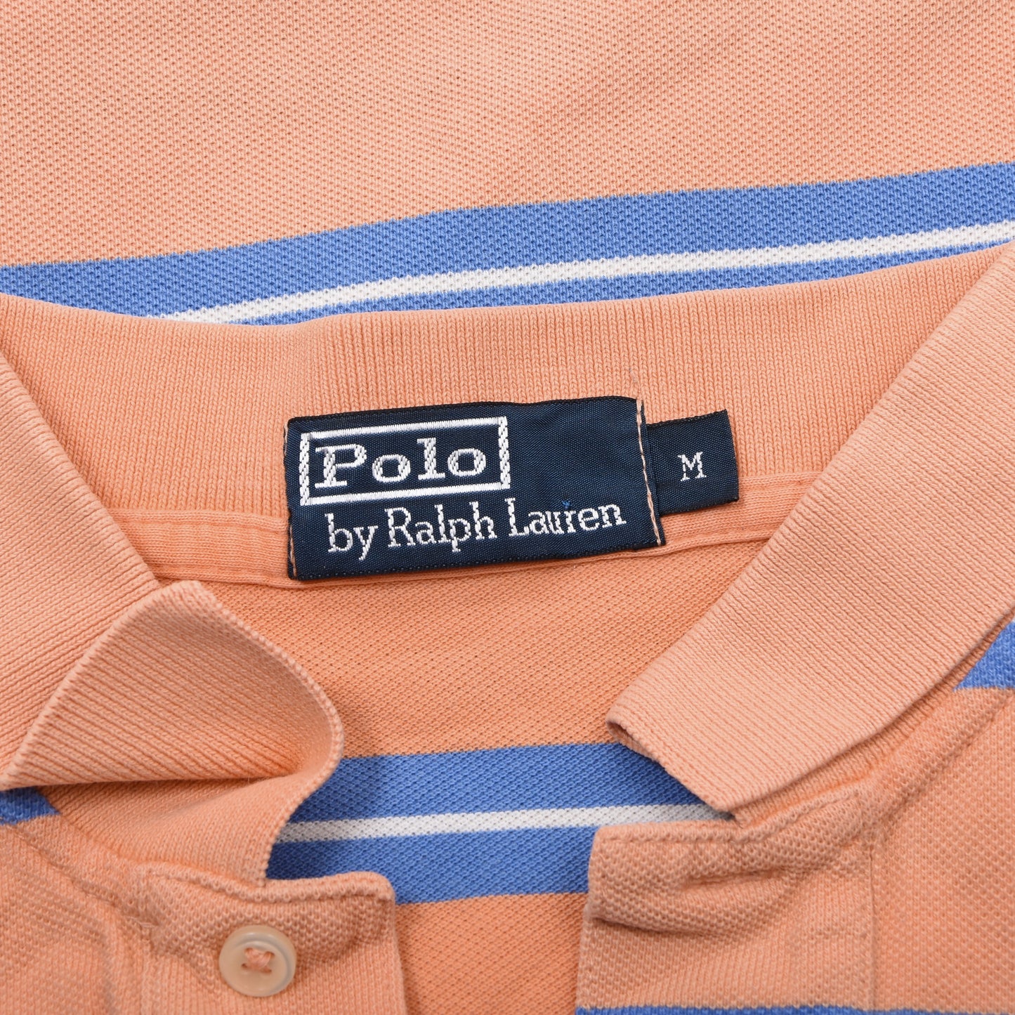 Polo Ralph Lauren 2x Polo Shirts Size M ca. 54.5cm - Blue/Orange Stripes