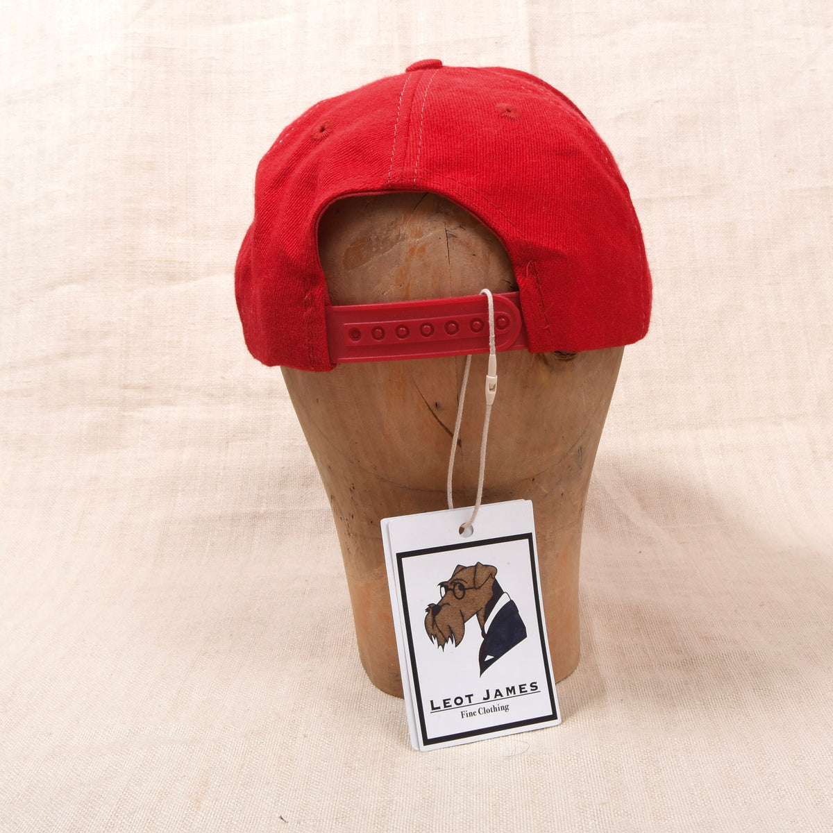 Vintage Adidas 1980-90er Snapback Cap - Rot Spellout