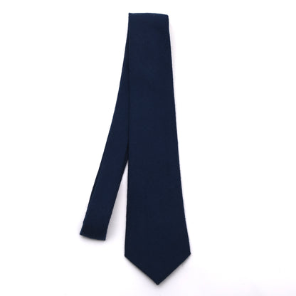 NOS Craigmill Krawatte 100% Schurwolle Made in Scotland – Dunkelblau