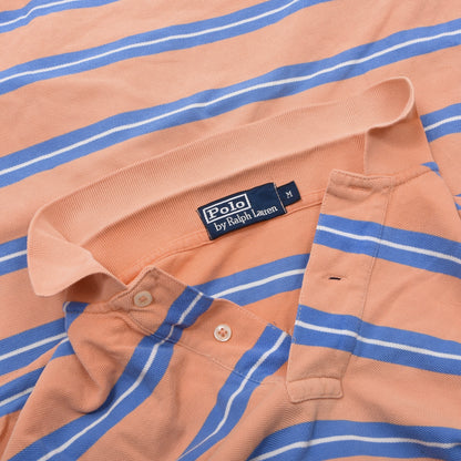 Polo Ralph Lauren 2x Polo Shirts Size M ca. 54.5cm - Blue/Orange Stripes