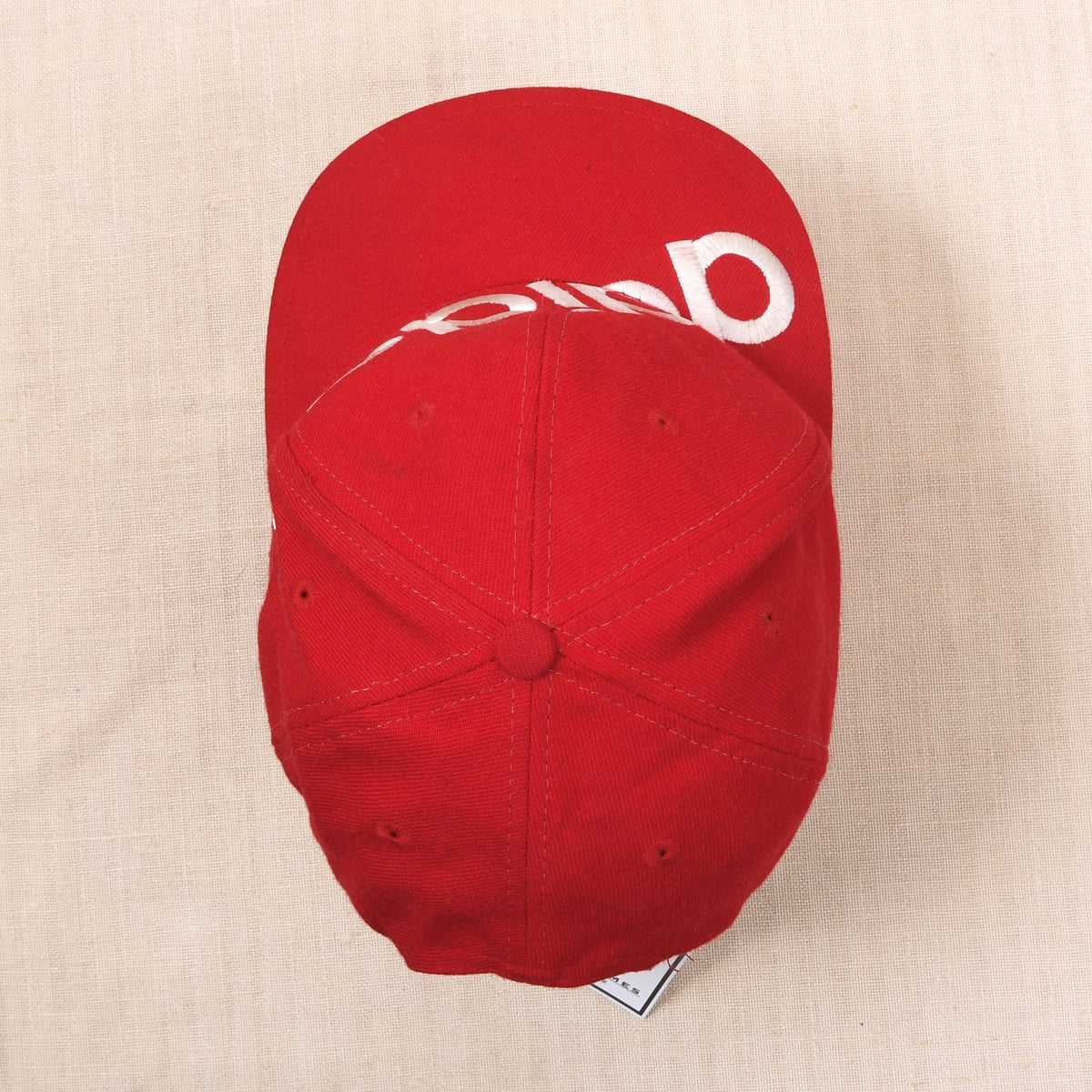 Vintage Adidas 1980-90er Snapback Cap - Rot Spellout