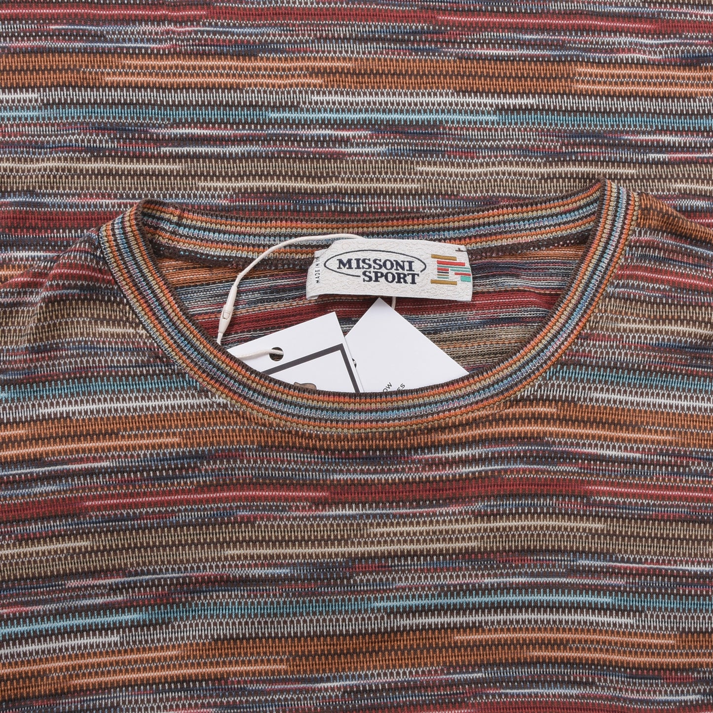 Missoni Sport T-Shirt Size M ca. 53.5cm - Stripes
