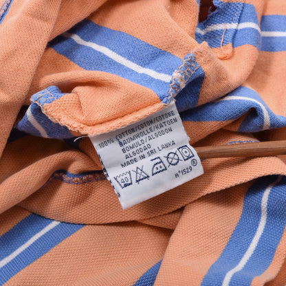 Polo Ralph Lauren 2x Polo Shirts Size M ca. 54.5cm - Blue/Orange Stripes