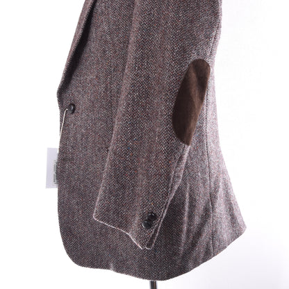 Aristokrat Harris Tweed Wool Jacket Size 26 ca. 58cm - Brown